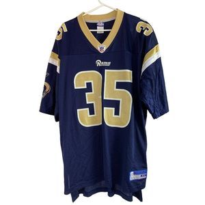 Vintage Reebok Mens Size XL Rams 35 Williams NFL Jersey 6175 Made in Korea EUC